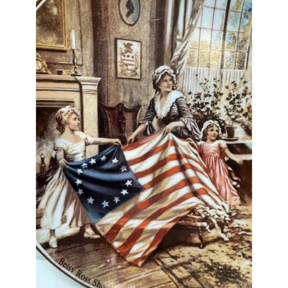 Edgewood Philadelphia Bicentennial Plate Liberty Bell Decorative 1976 - Picture 9 of 16